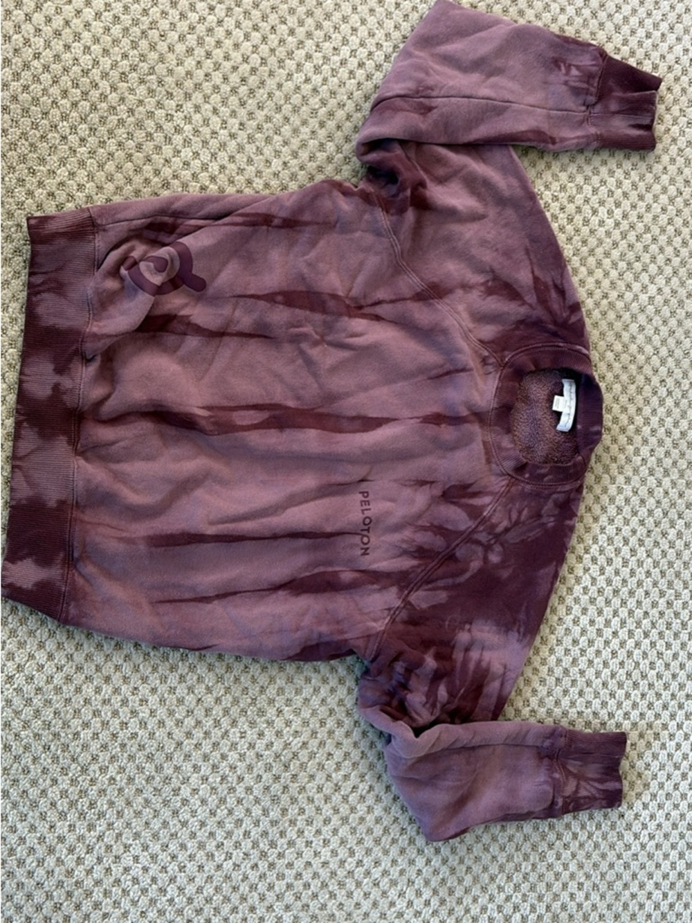Spiritual Gangster Plum Tie-Dye Crewneck Sweatshirt